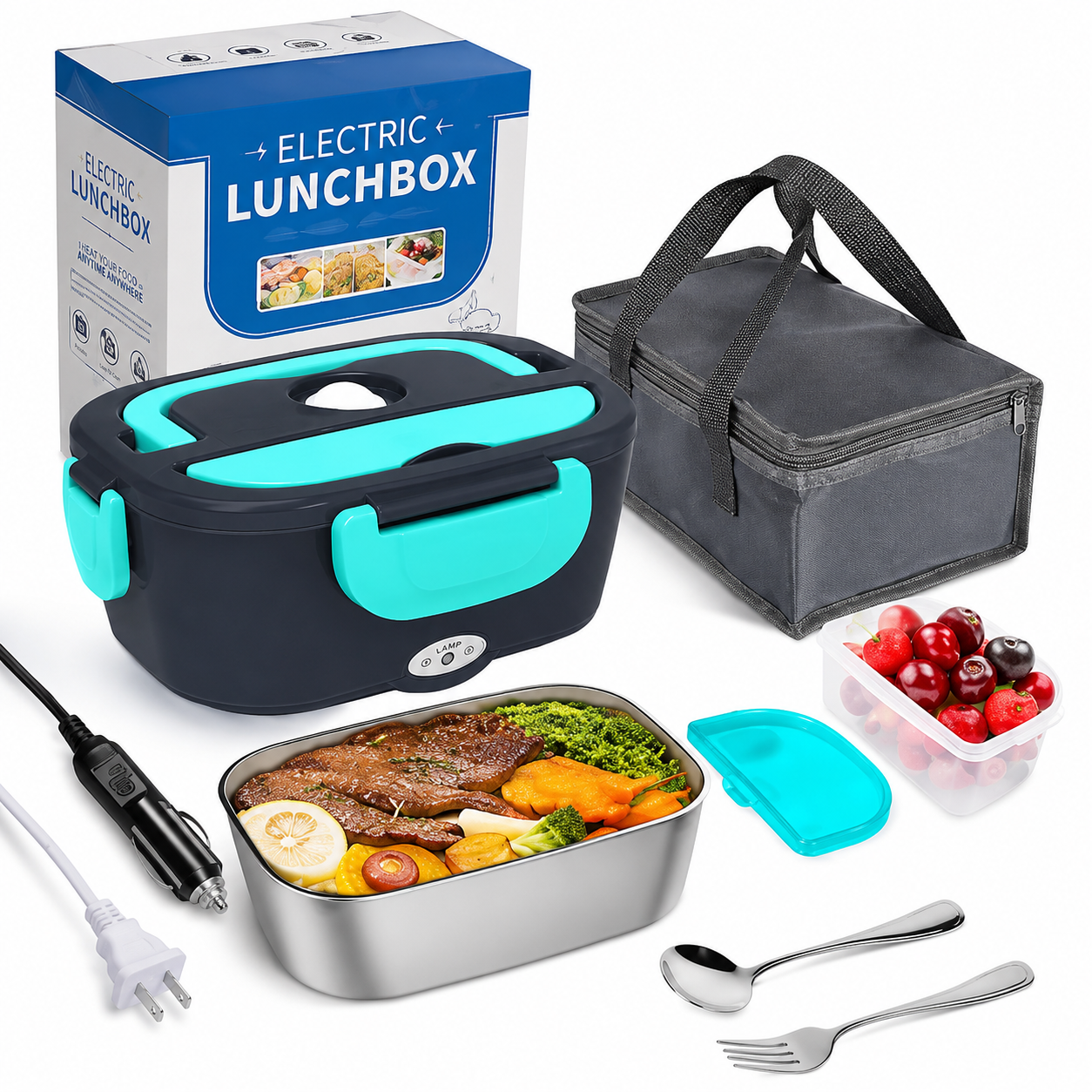 Complete Package Electric Lunch Box With Insulation Bag