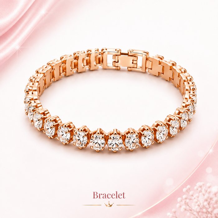 Matching crystal bracelet from the A58 Jewelry Set